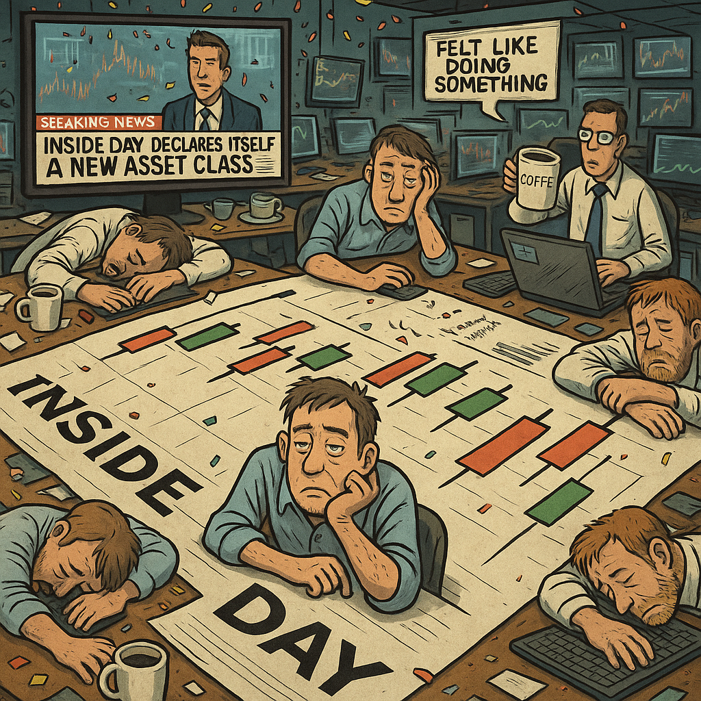 Strategic graphic highlighting how inside days accelerate premium decay.