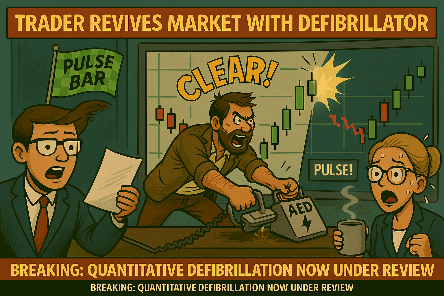"Trader Revives Market With Defibrillator"