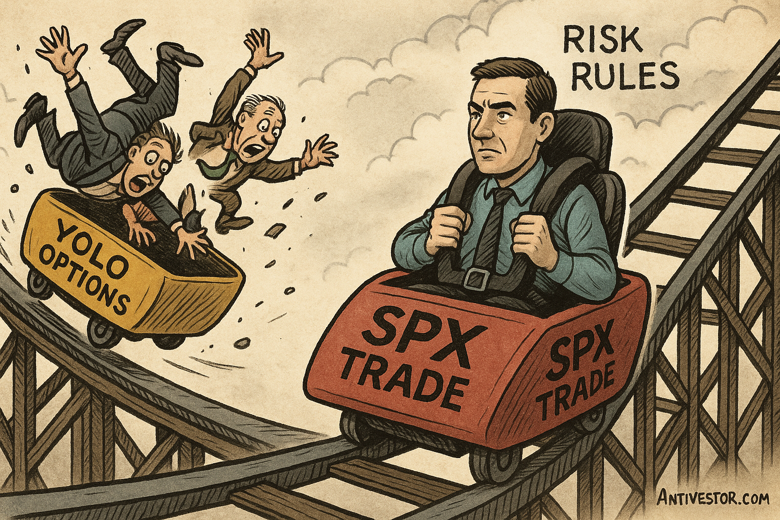Trader secured with risk rules while others crash from reckless trades