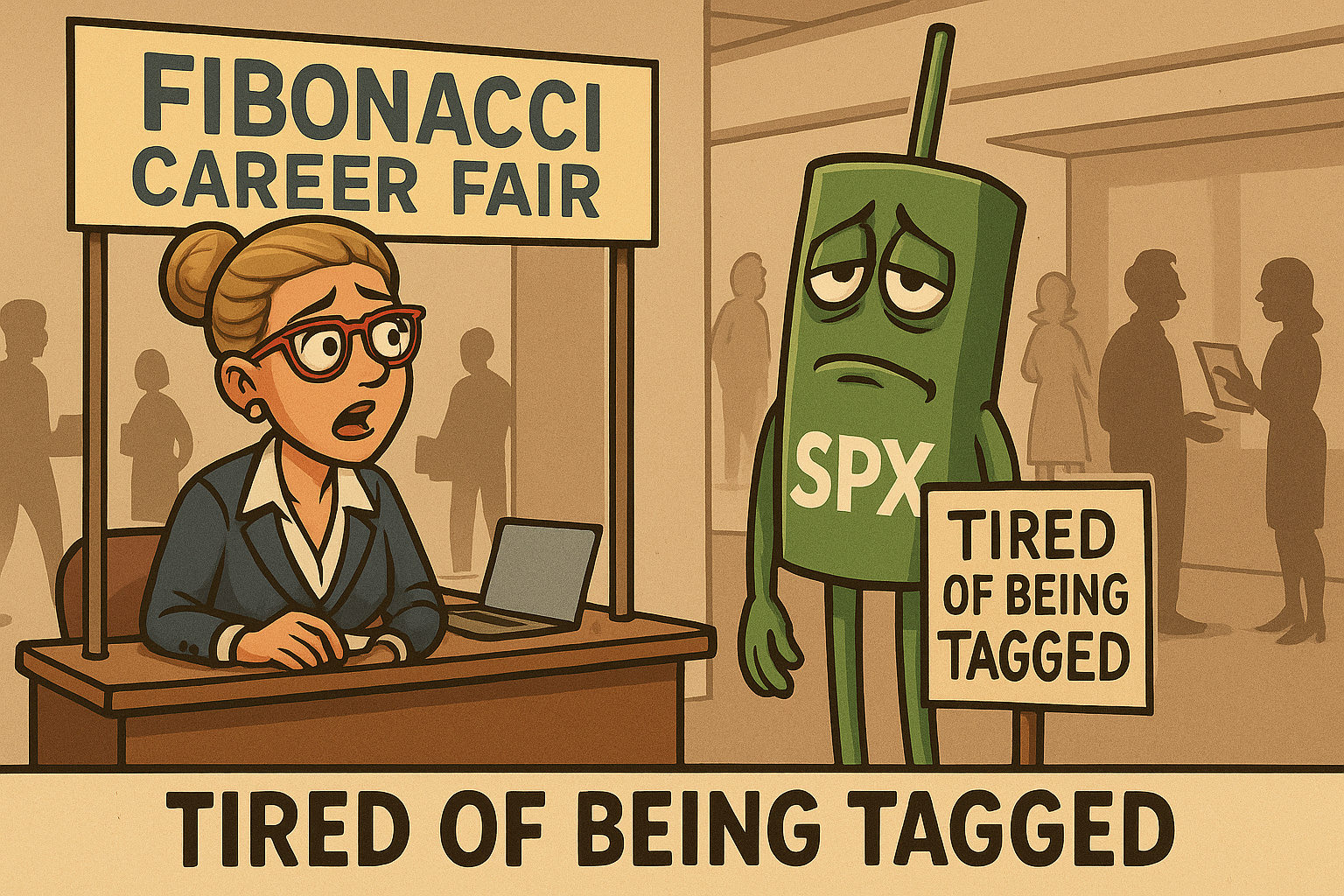 Satirical candle character changing careers after too many tag-n-turn trades. Use hazel image as reference for anchor host