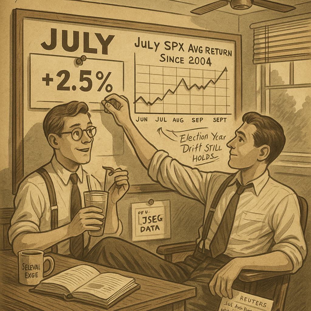 July has historically been one of the strongest months for the S&P 500—even during election cycles.