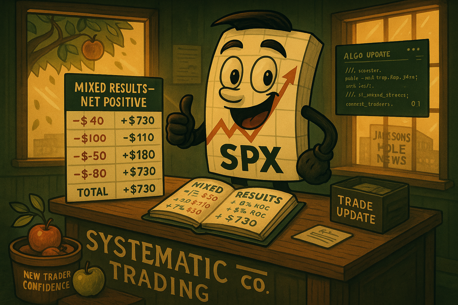 Mr SPX maintaining business discipline during mixed trading week with net profitable outcome