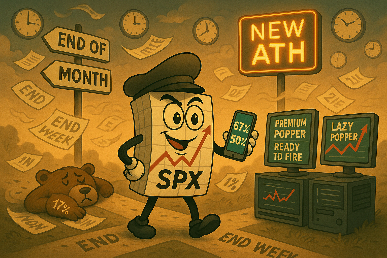 Mr SPX managing end-of-month transition from bear loss to bull ATH with systematic discipline