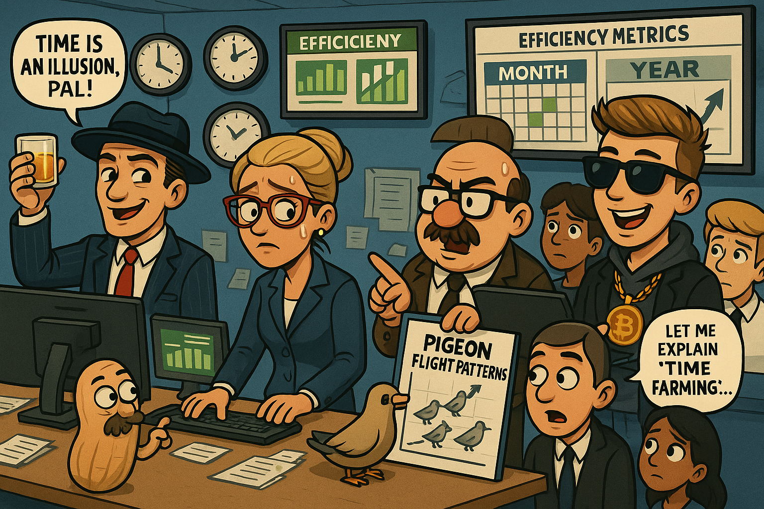 Financial Nuts newsroom analyzing time flow and systematic trading rhythms