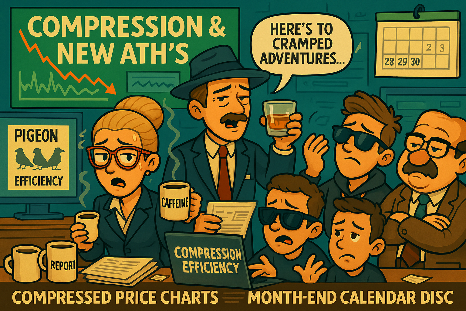 Financial Nuts newsroom managing new ATH celebration mixed with range compression frustrations