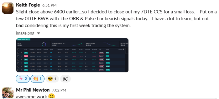 AntiVestor Wall of Wins showing student names and winning trade stats on a chalkboard of premium success.