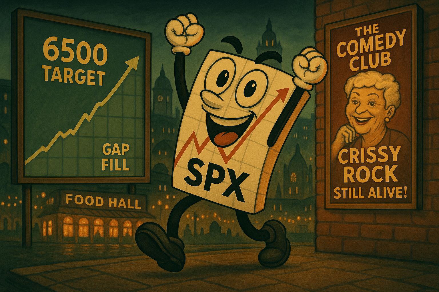 Mr SPX celebrating systematic trading success with Liverpool comedy club entertainment planning