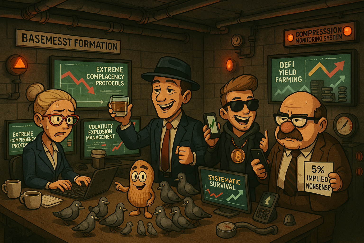 Financial Nuts newsroom managing extreme volatility complacency in basement setting with compression monitoring systems