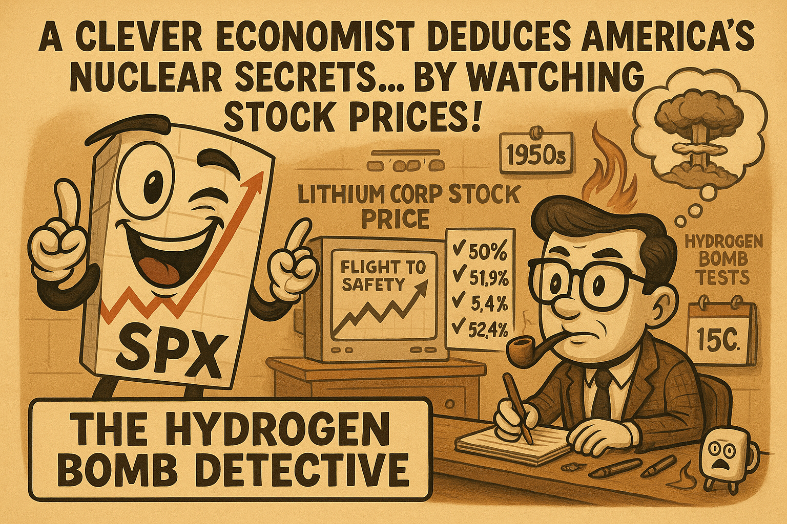 The Hydrogen Bomb Detective A clever economics professor discovered America's nuclear secrets in the 1950s... by watching stock prices!