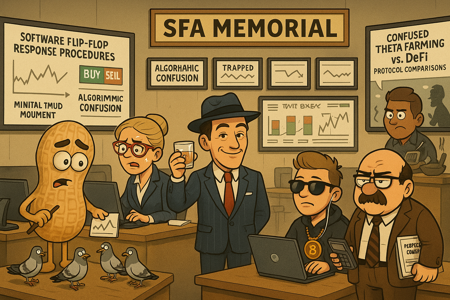 Financial Nuts newsroom managing algorithmic confusion with manual trade discipline and Sweet Fanny Adams market movement protocols