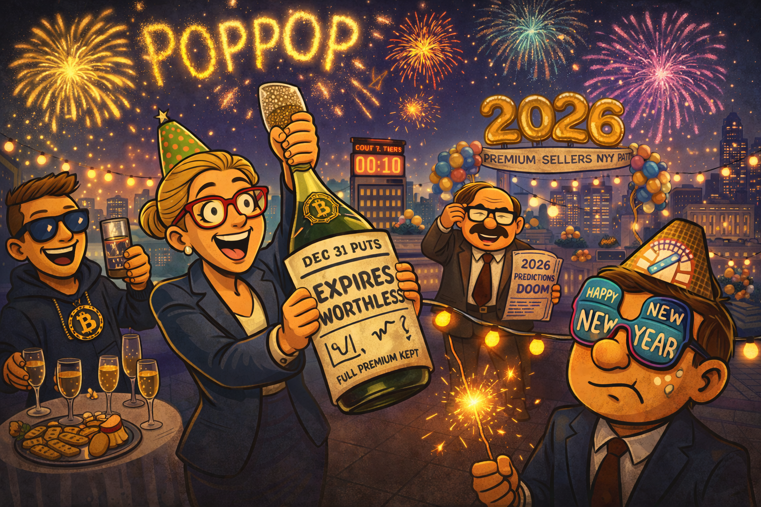 The market opened on New Year's Eve.