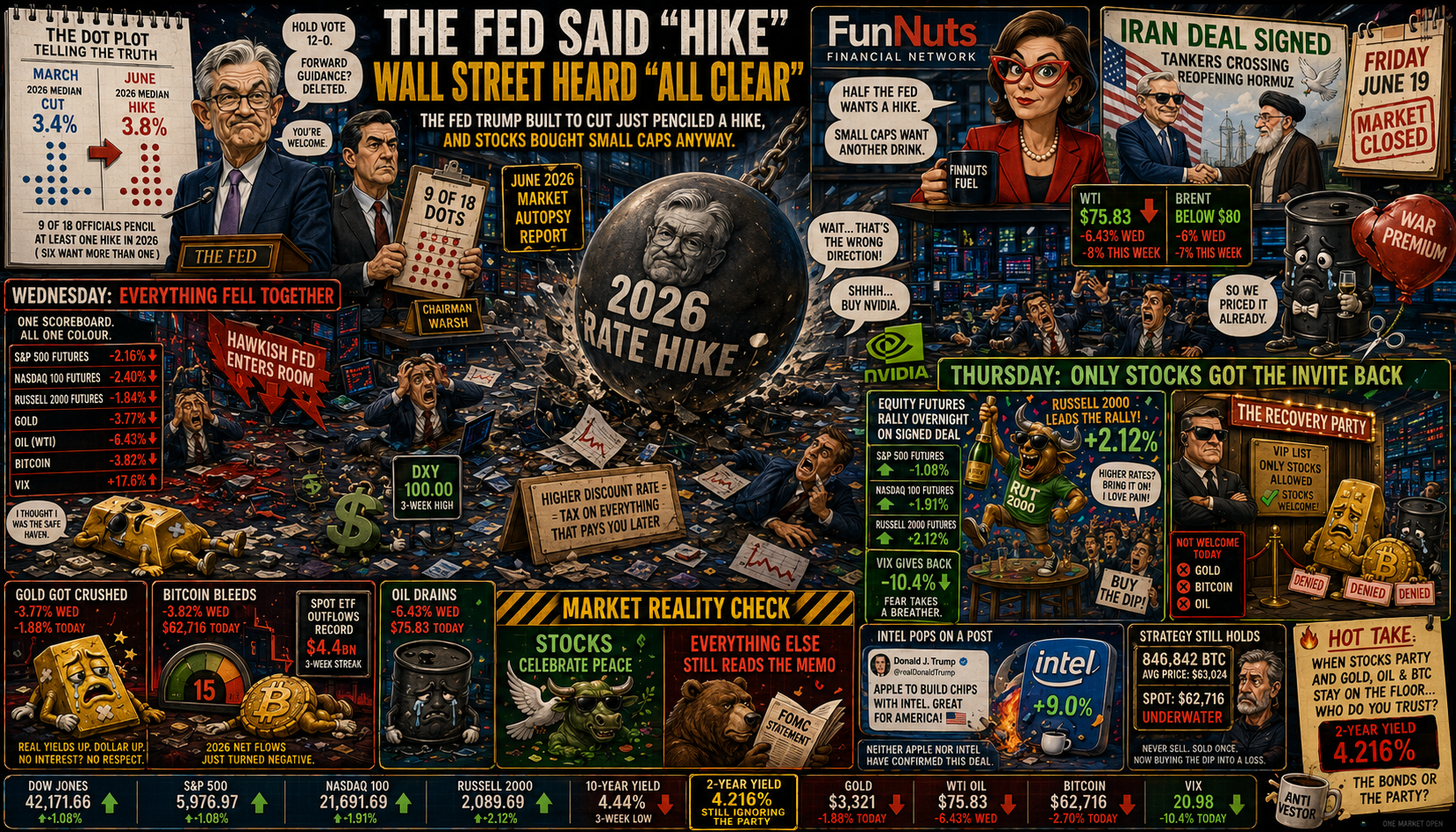 "The Fed finally got hawkish... and stocks responded by buying the exact things that should hate higher rates."