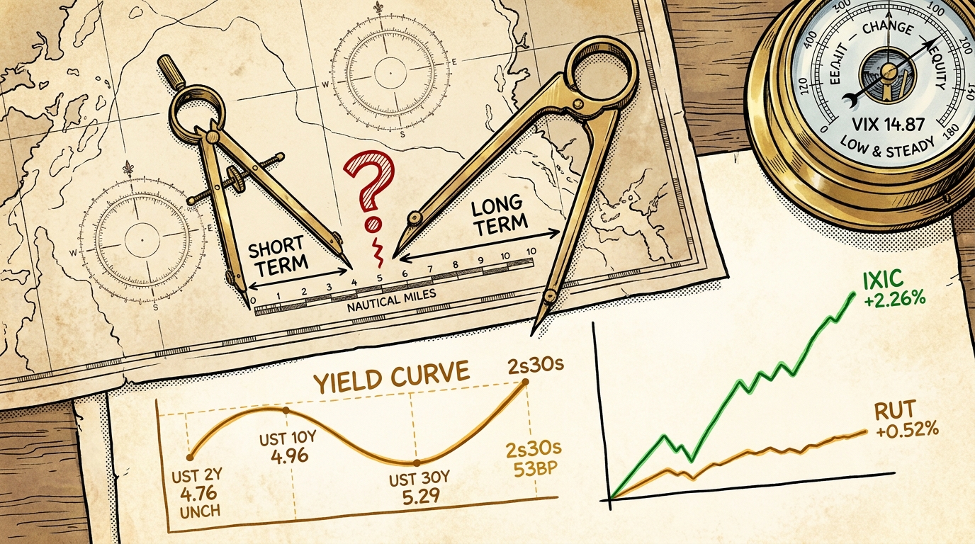 Navigator's chart desk where two dividers measure the same scale and disagree.